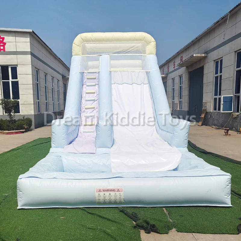 Water Slide Inflatable - Toboggan aquatique gonflable commercial avec piscine