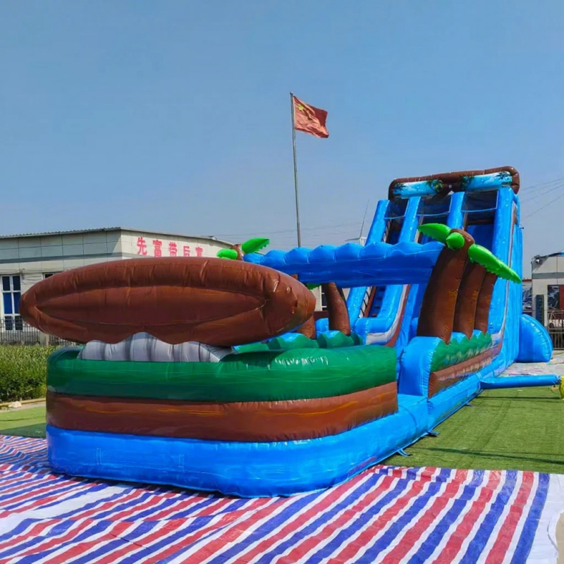 Water Slide Inflatable - Toboggan aquatique gonflable géant commercial pour