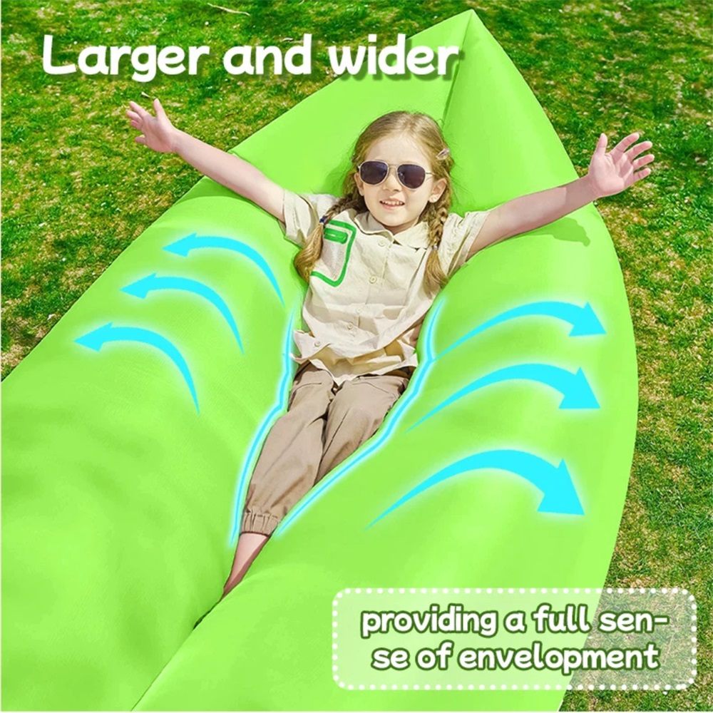 Pool Lounger Inflatable - Canapé gonflable portable, imperméable, gonflage rapide,