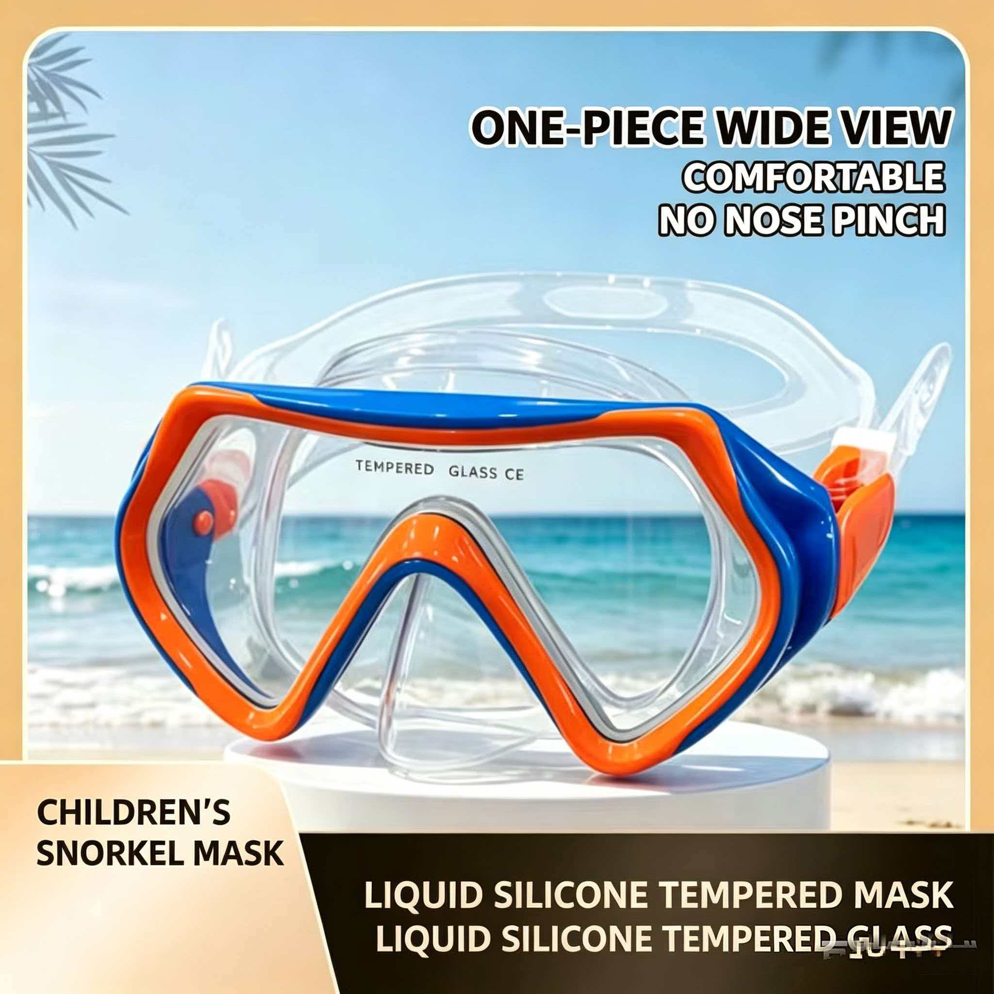 Snorkel Mask Full Face - Ensemble de plongée en apnée entièrement