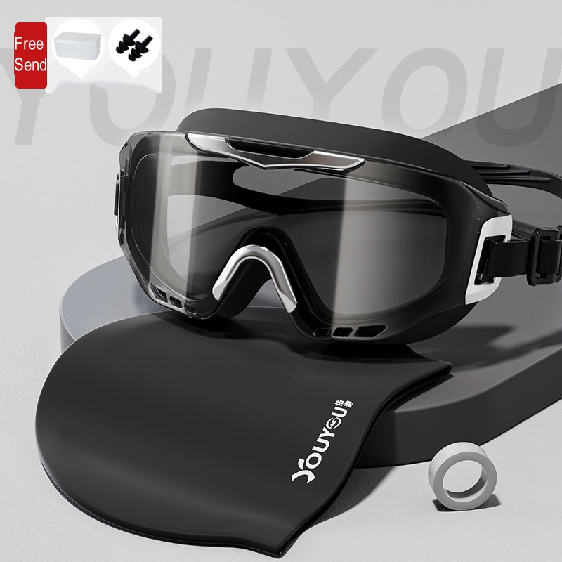 Swim Goggles Anti Fog Uv - Hommes femmes Anti-buée Protection UV grand