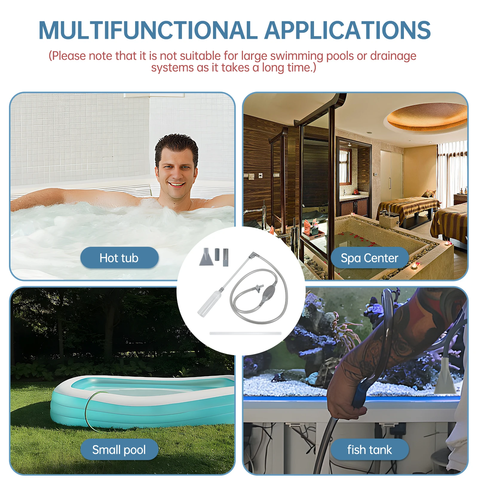 Aspirateur de bain à remous 10 - Pool Vacuum Manual avis et prix