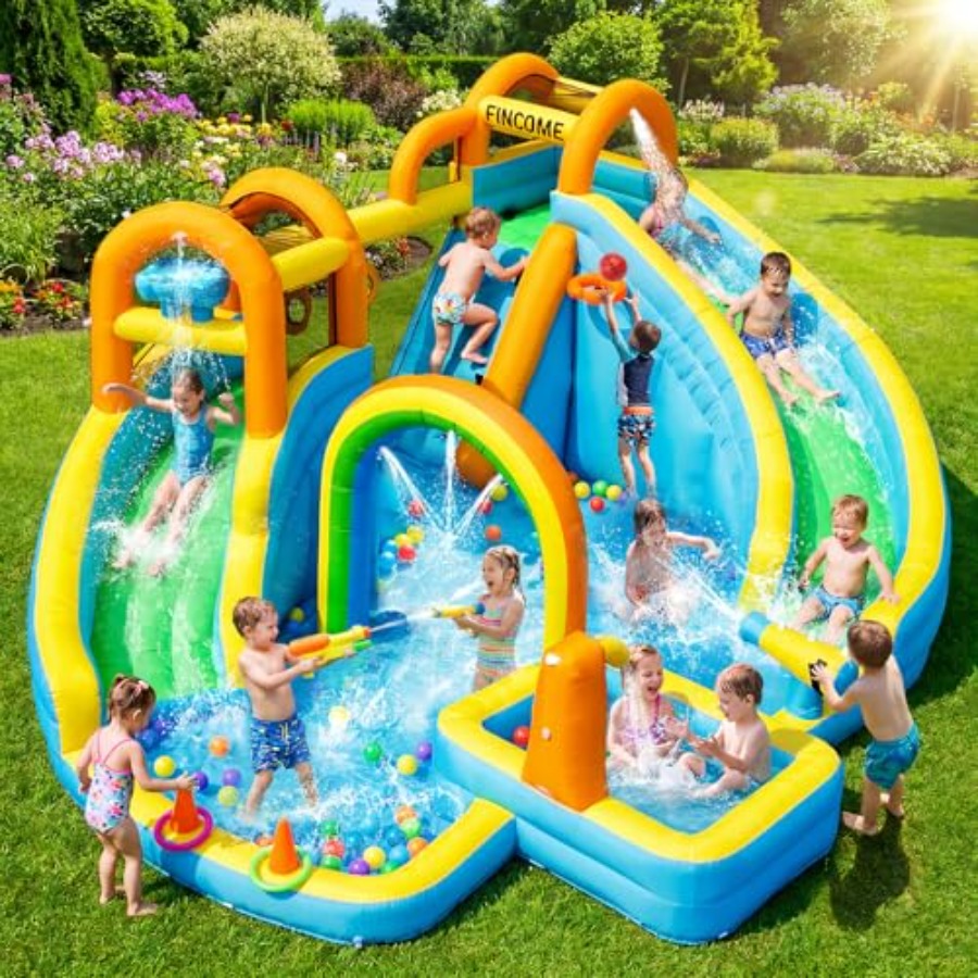 Parc aquatique gonflable extér - Water Slide Inflatable avis et prix