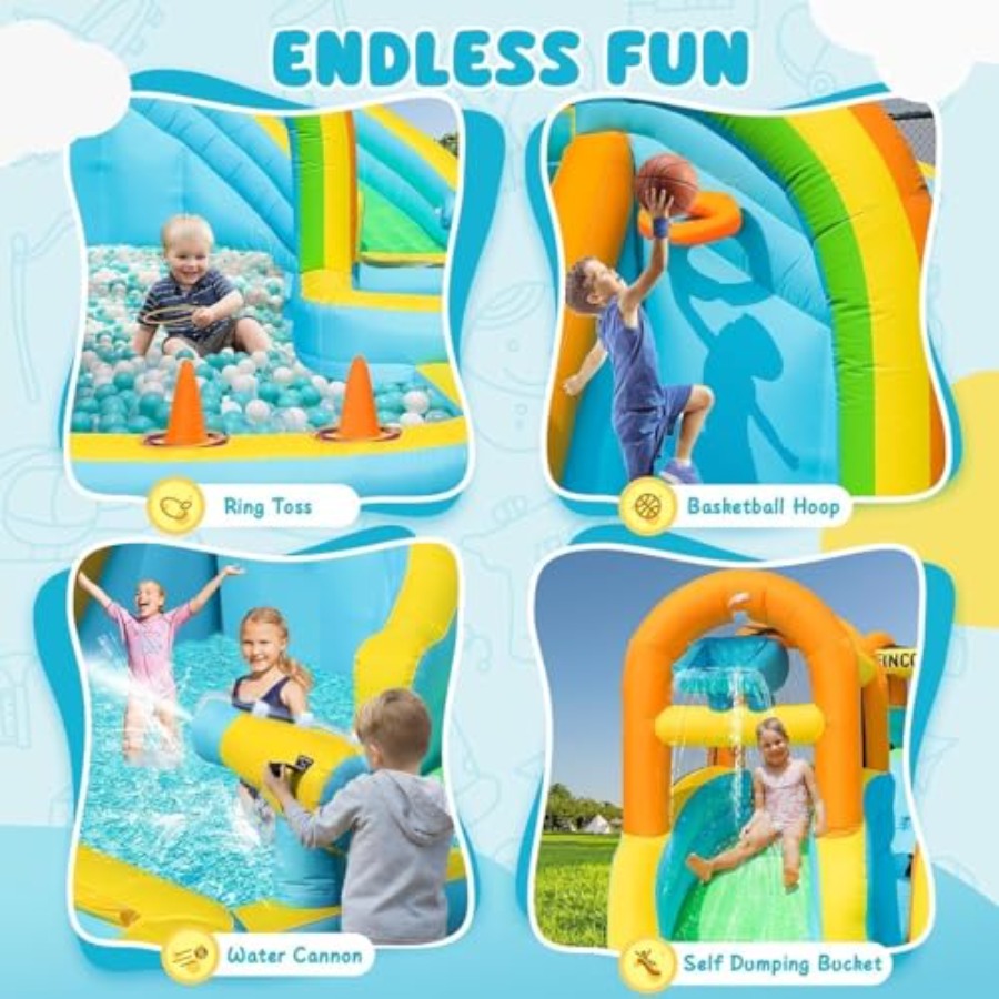 Parc aquatique gonflable extér - Water Slide Inflatable avis et prix