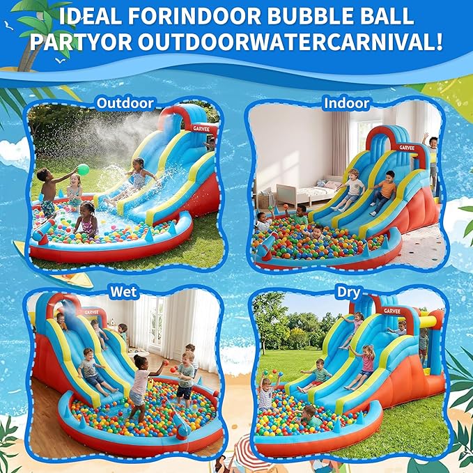 Parc aquatique gonflable 8-en- - Water Slide Inflatable avis et prix