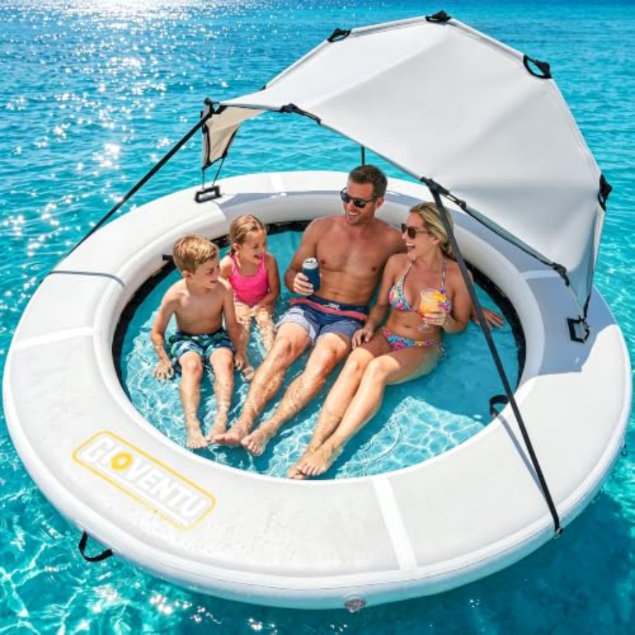 Hamac flottant gonflable de 8  - Pool Float Ring Inflatable avis et prix