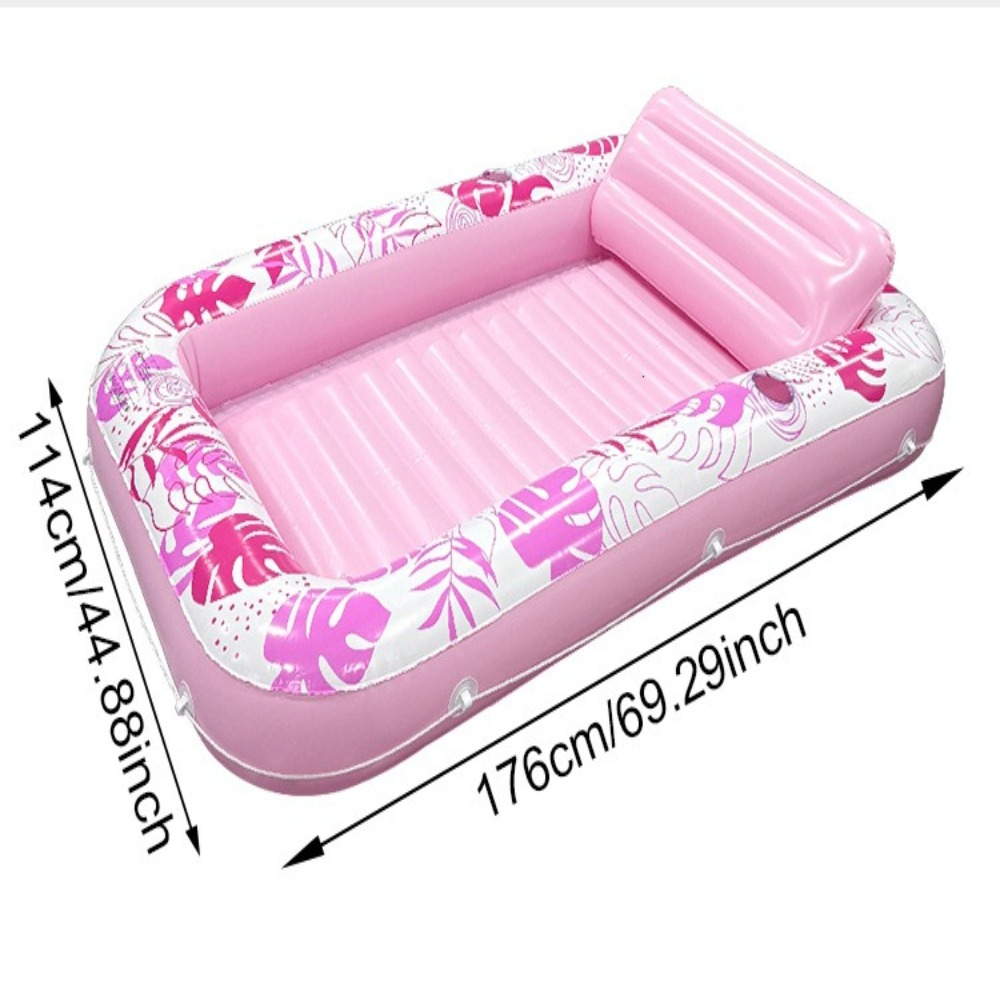 Lit flottant gonflable en PVC  - Pool Lounger Inflatable avis et prix