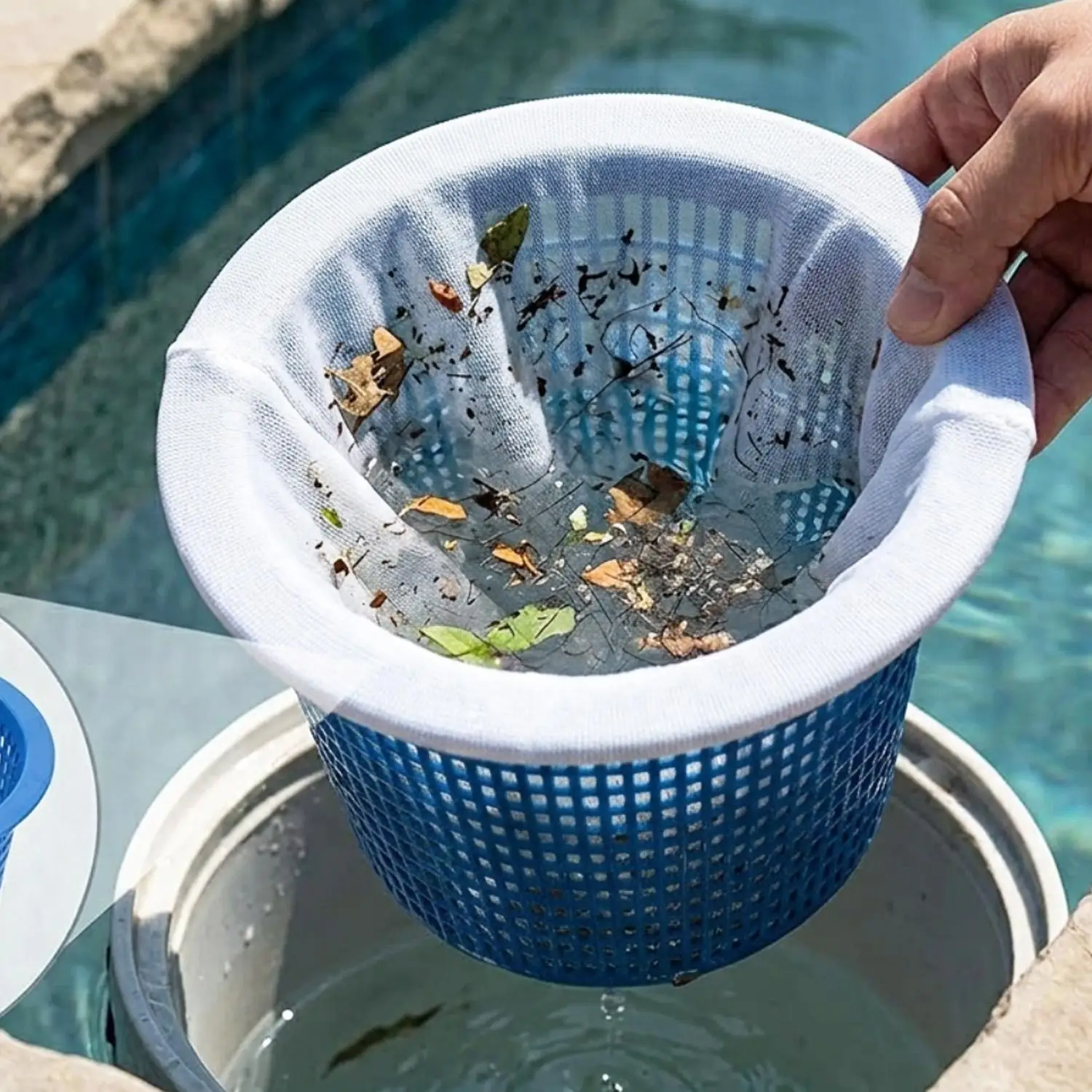 Chaussettes filtrantes réutili - Pool Skimmer Net avis et prix