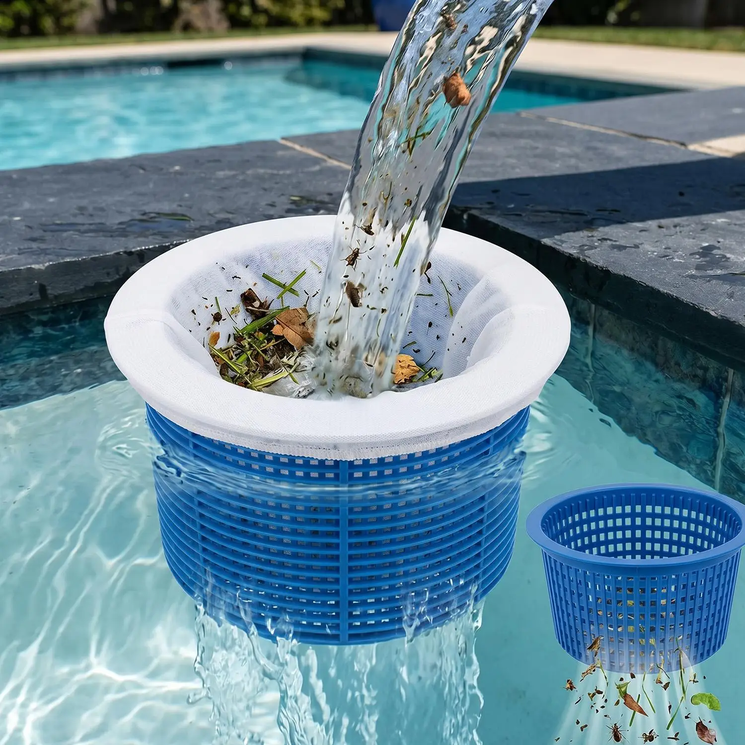 Chaussettes filtrantes réutili - Pool Skimmer Net avis et prix
