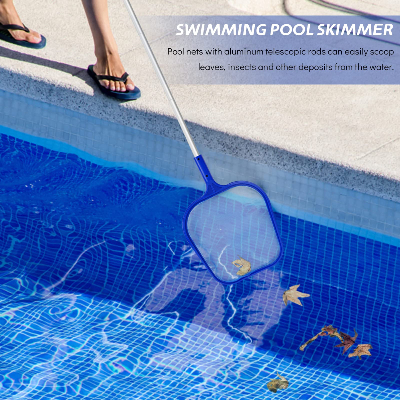 Épuisette à feuilles pour pisc - Pool Skimmer Net avis et prix
