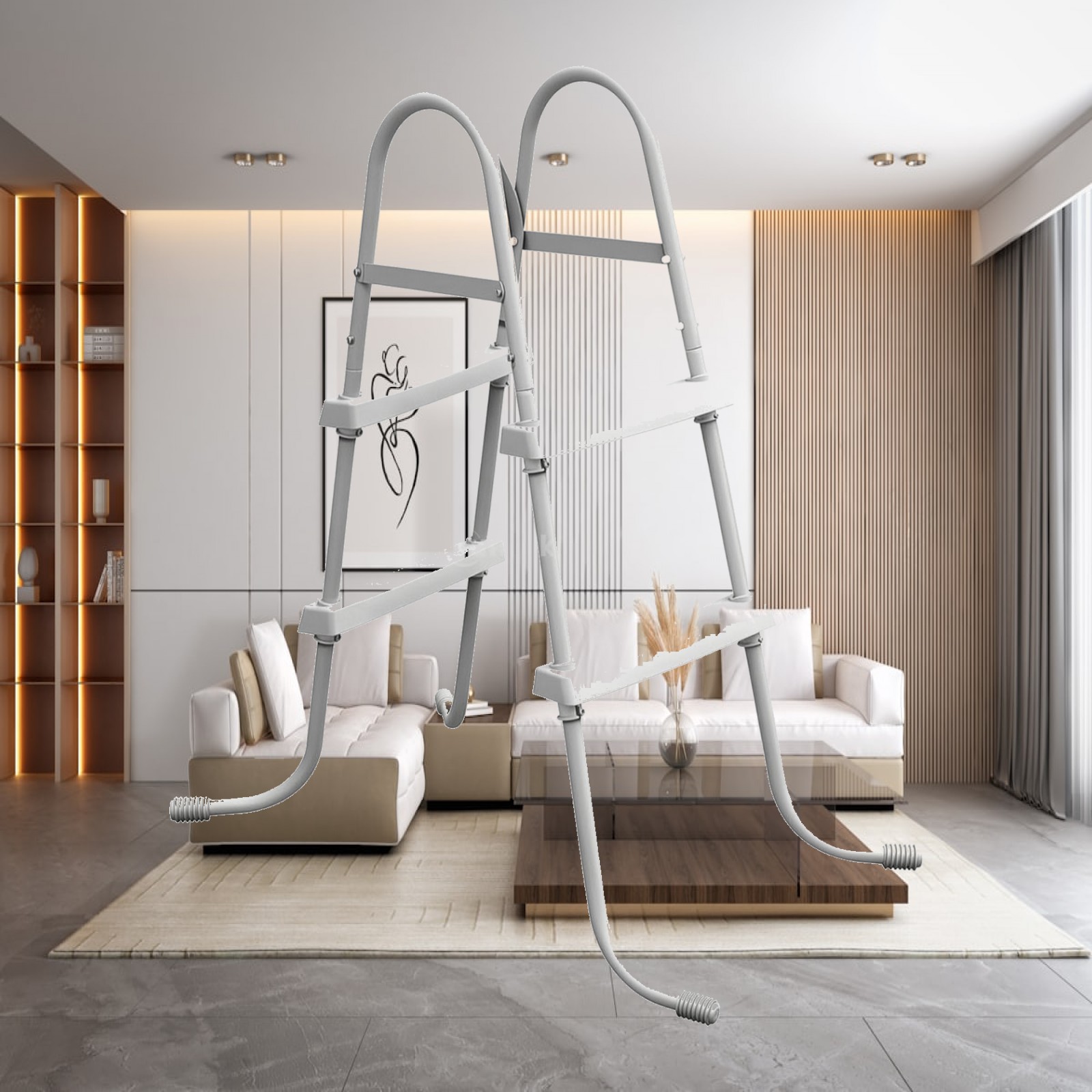 Échelle de piscine en forme de - Pool Ladder Above Ground avis et prix